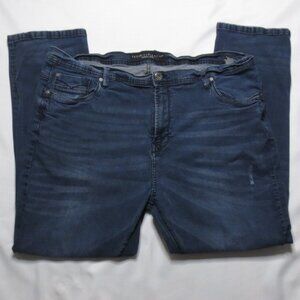 TRUTH SUBSTANCE mens JEANS blue DENIM distressed STRETCH common sense SIZE 43